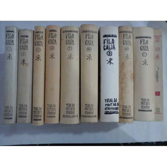 FILOCALIA Sfintelor nevointe ale desavarsirii - Dumitru STANILOAE - 10 volume ( primele editii )